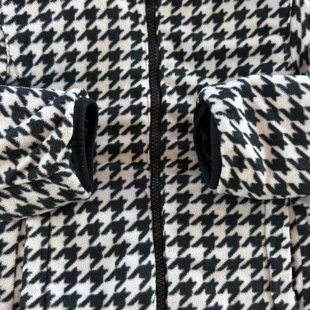 Columbia Reversible Jacket black white houndstooth Toddler Girl 4T